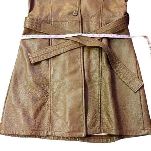 Vintage Mid Western Sport Togs Deerskin Leather Coat Women 34 Used - Picture 6 of 12